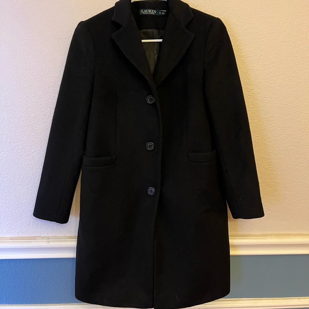 Black Lauren Ralph Lauren Peacoat
